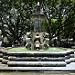 La fontana centrale nella parque central di Antigua