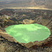 La laguna verde dentro il cratere del vulcano Santa Ana