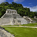 Vista dei vari templi di Palenque dal El Palacio