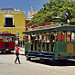Carrozze turistiche nella Plaza Principal di Campeche