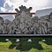 Monumento nei pressi del museo maya di Chetumal