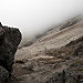 La bocca del Rucu Pichincha avvolta dalla nebbia (4650m)