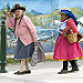 Una simpatica coppietta di vecchiette in Huaráz
