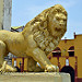 Molte chiese di León hanno statue raffiguranti leoni
