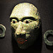 Una maschera di giada trovata nella tomba di un regnante maya