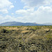 Paesaggio appena fuori Masaya in direzione Managua con all'orizzonte il vulcano Masaya
