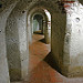 I corridoi dentro il Castillo de San Felipe de Barajas