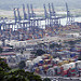 Il grande porto dei container del canale di Panama (vista dal Cerro Ancón)